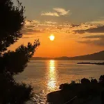 Sea Horizon Private With Panoramic Sea Views ヴィラ ネア・スキオニ